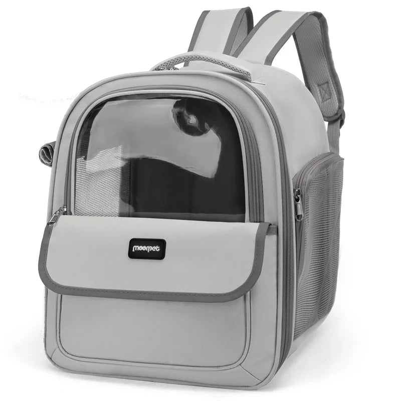 Large Capacity Breathable Mesh Pet Carrier Backpack