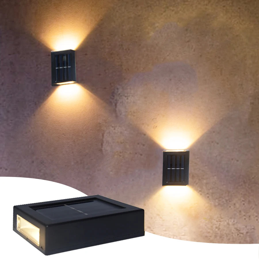 Modern Solar Up and Down Wall Lights