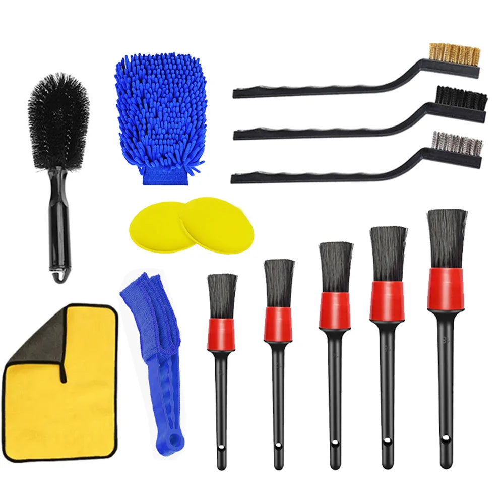 Comprehensive Car Detailing Brush & Polishing Kit