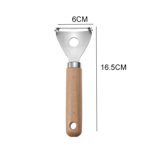 Premium Wood Handle Stainless Steel Kitchen Gadgets