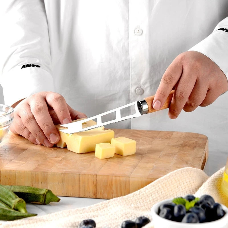 Premium Wood Handle Stainless Steel Kitchen Gadgets