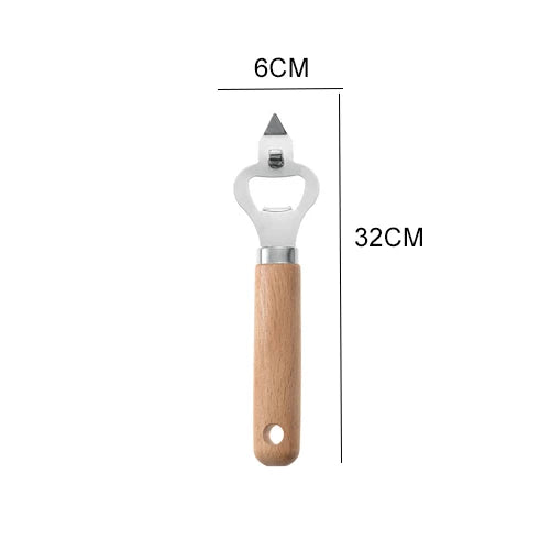 Premium Wood Handle Stainless Steel Kitchen Gadgets