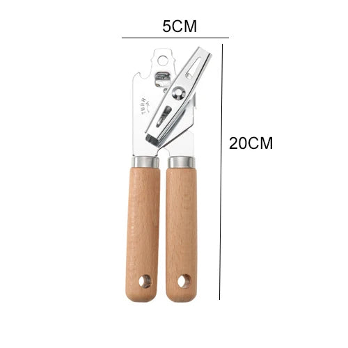 Premium Wood Handle Stainless Steel Kitchen Gadgets