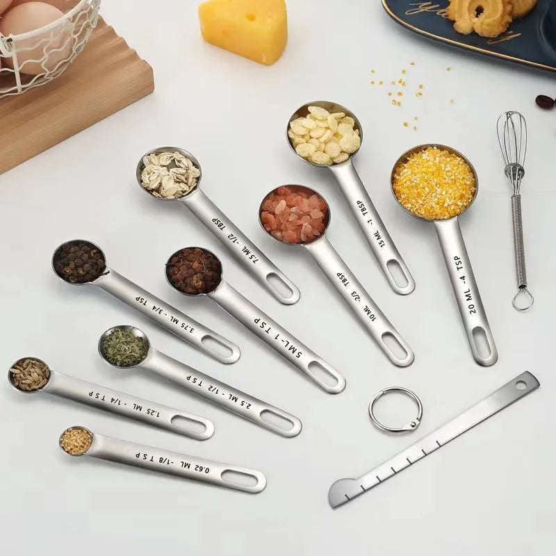 Premium Stainless Steel Measuring Spoon Set