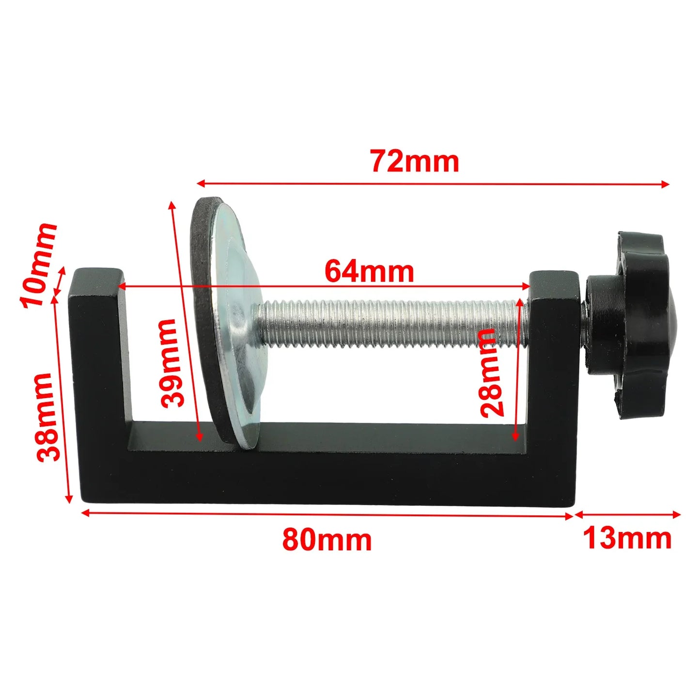 Heavy Duty Reversible Woodworking C-Clamp (10-57mm)