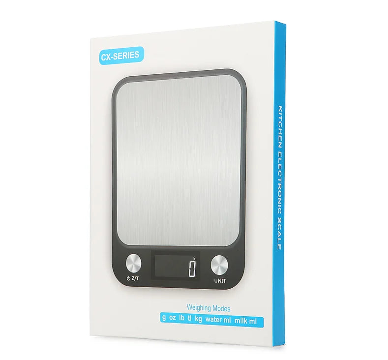 15kg Digital Kitchen Scale & Food Balance (Stainless Steel)