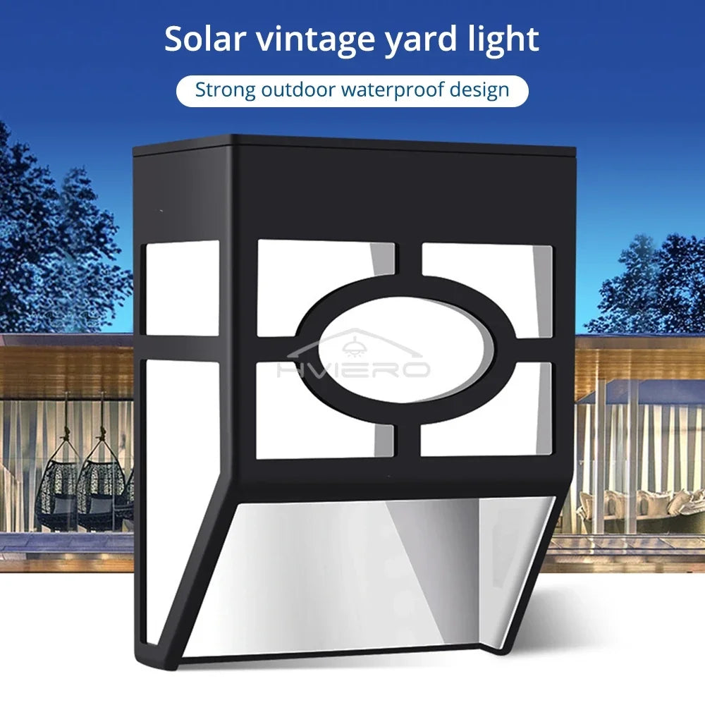 Vintage Solar Garden Lights & Retro Wall Lamps