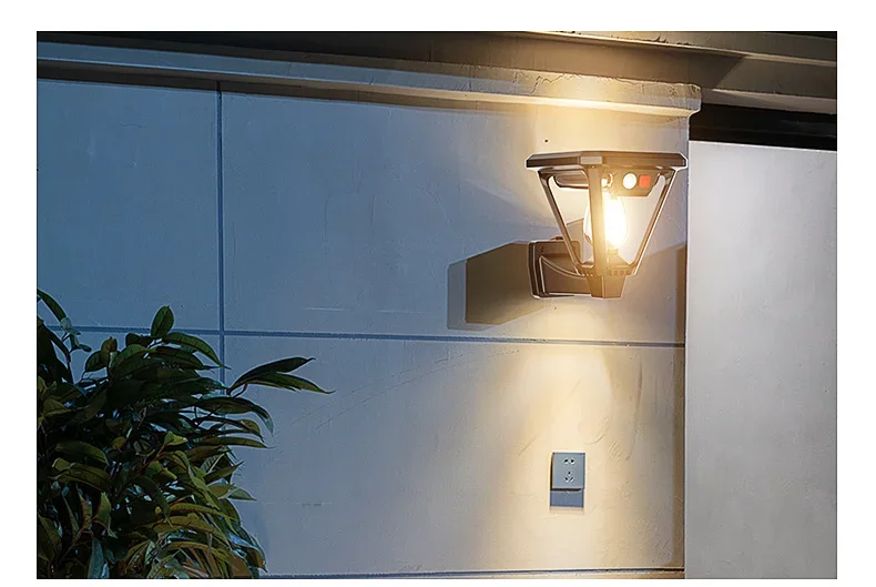 2-in-1 Solar Landscape Lights & Wall Sconce