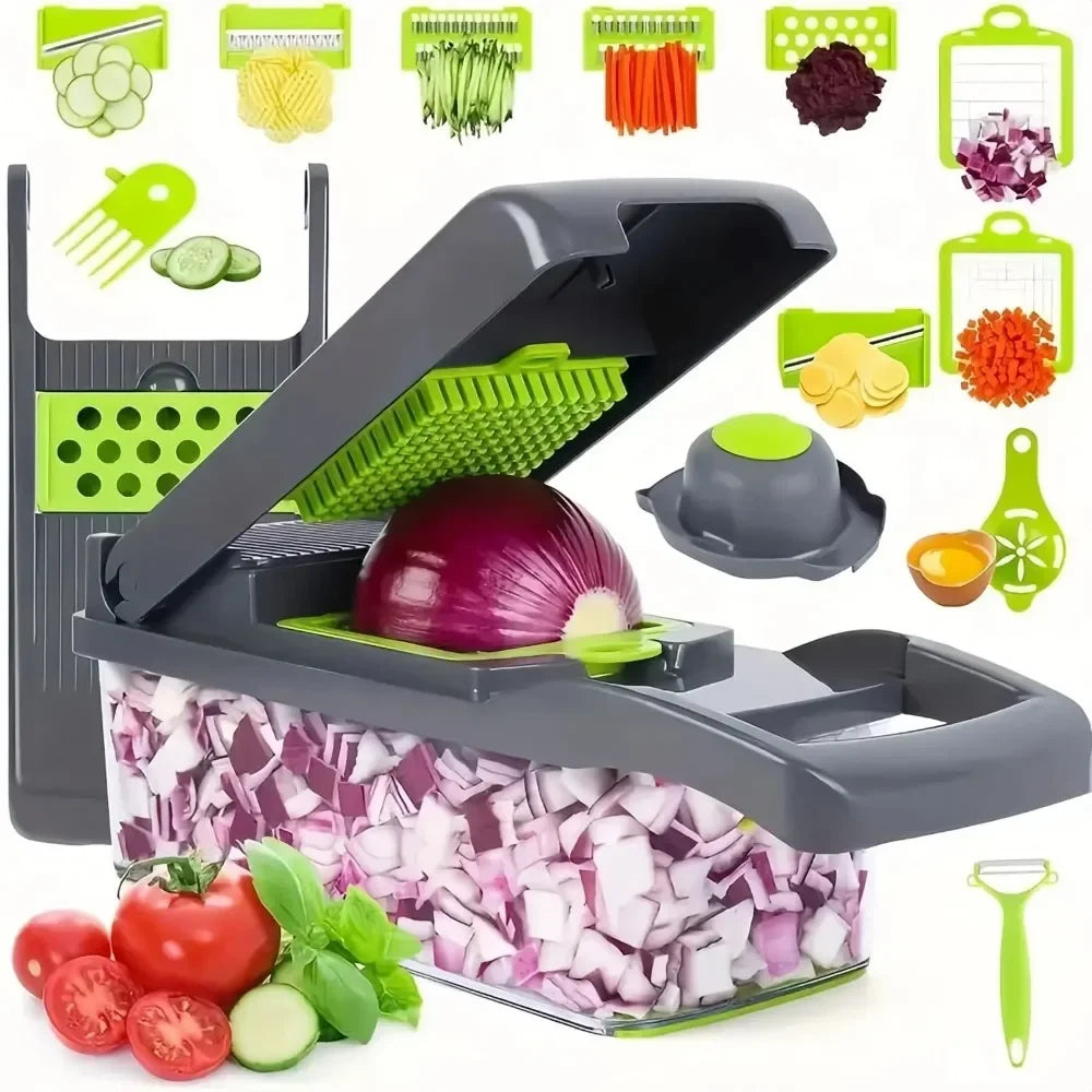 Premium Multifunctional Vegetable Chopper & Dicer Kit