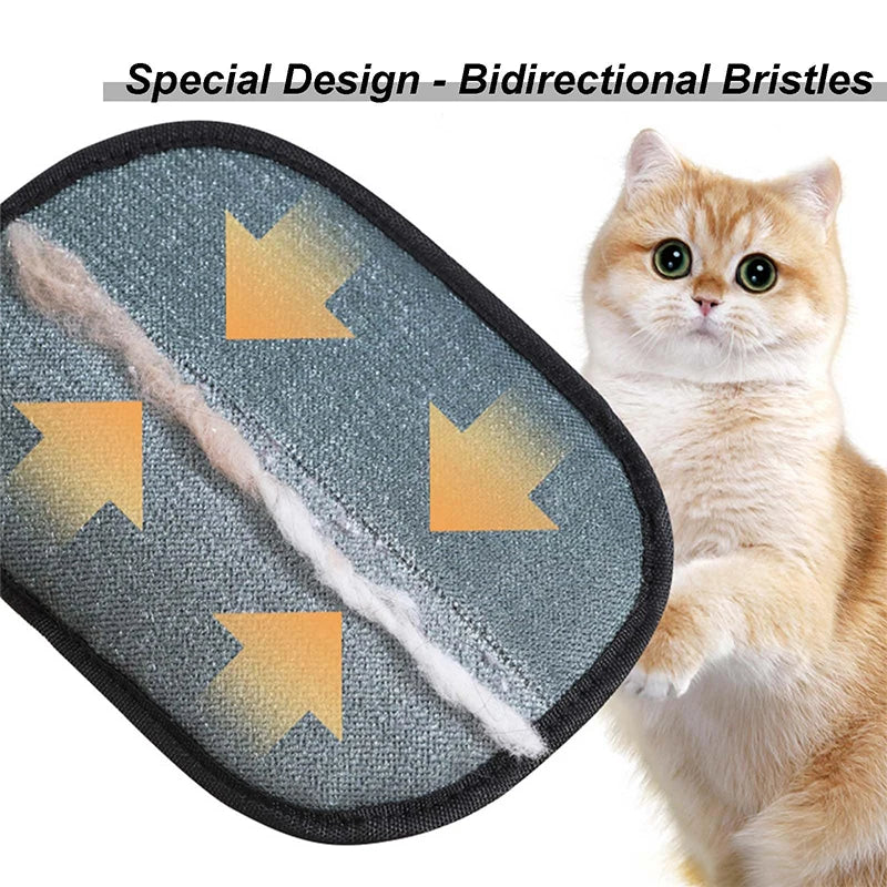 Upgraded Electrostatic Pet Hair Removal & Grooming Glove