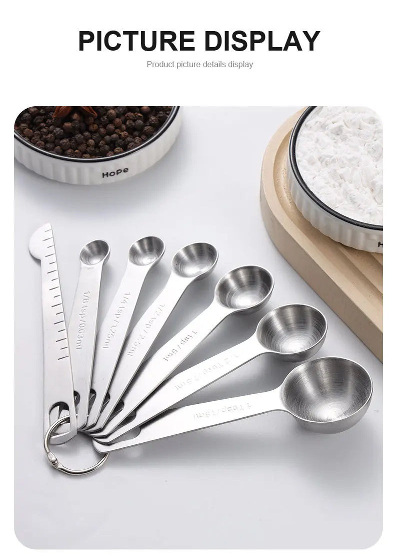 Premium Stainless Steel Measuring Spoon Set