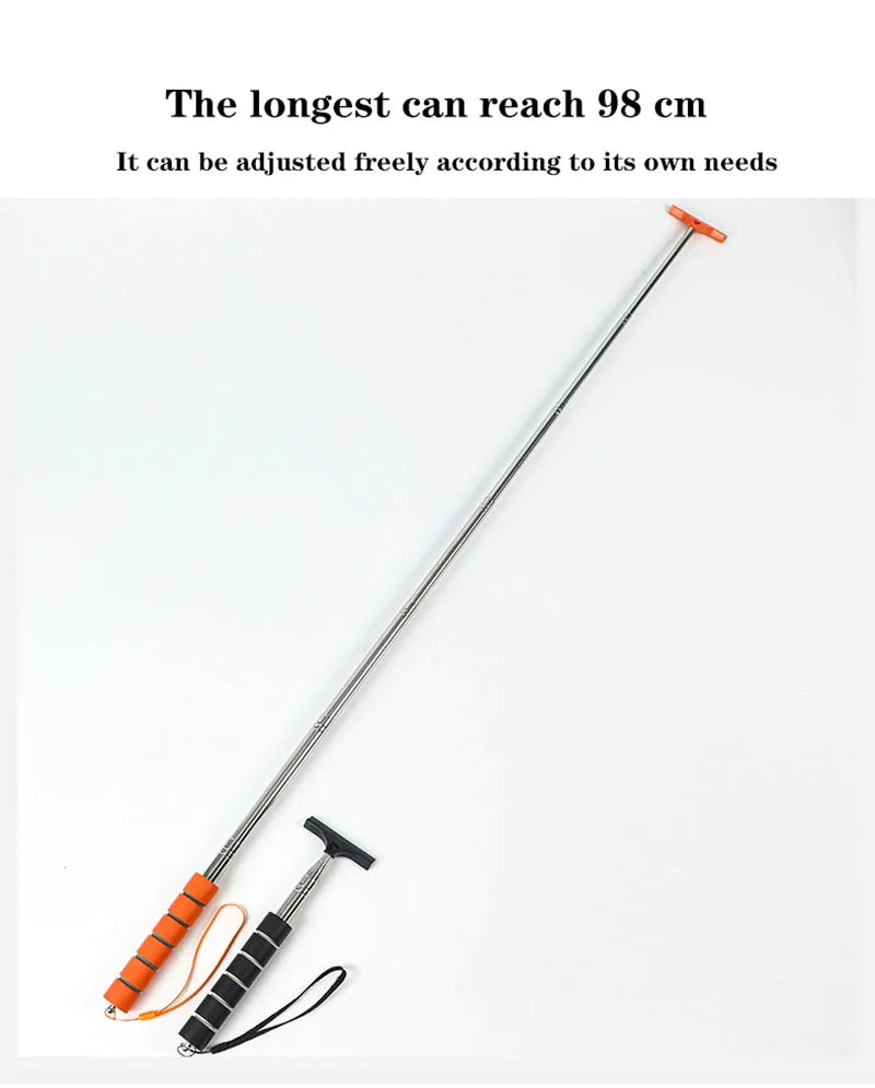 Telescopic Car Rearview Mirror Wiper & Glass Squeegee