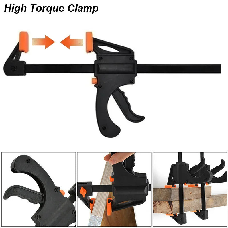 4-Inch Quick Release Woodworking Clamp & Spreader