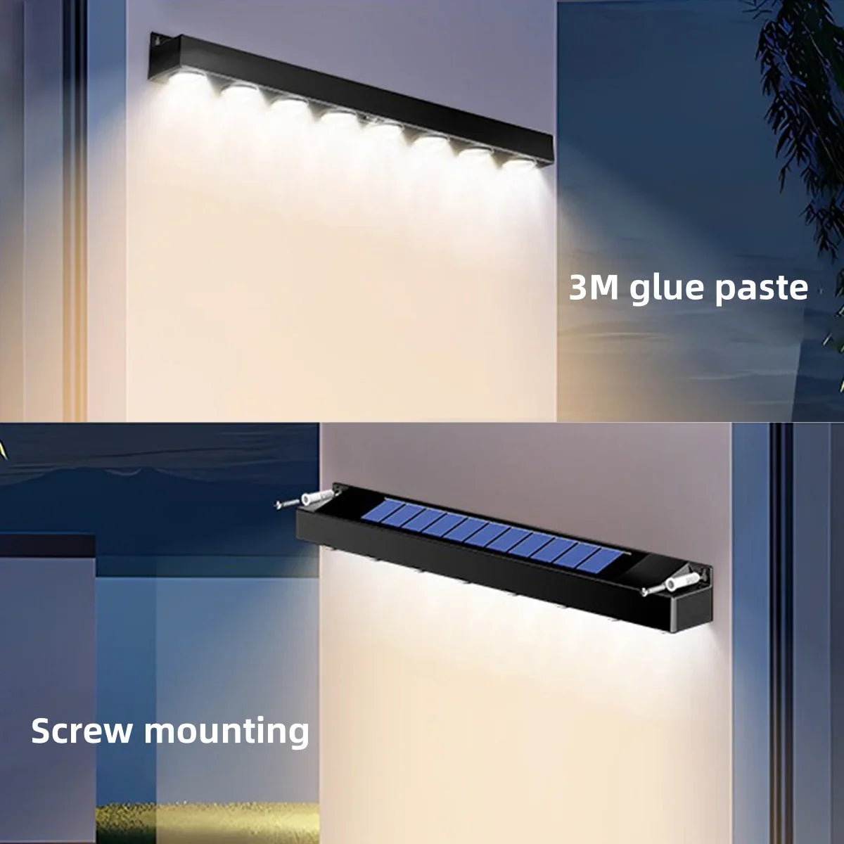 Waterproof LED Solar Fence & Stair Lights