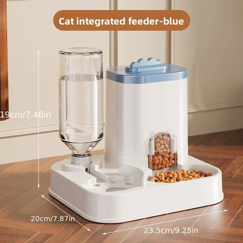 2-in-1 Automatic Pet Feeder & Water Dispenser