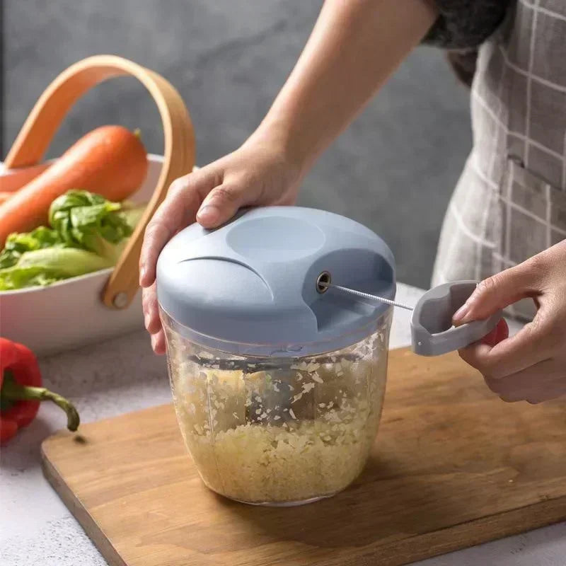 Premium Manual Pull-String Food Chopper & Dicer