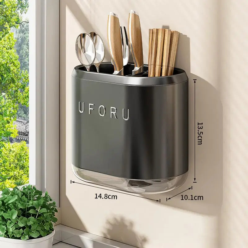 Premium Wall-Mounted Kitchen Utensil Drying Rack