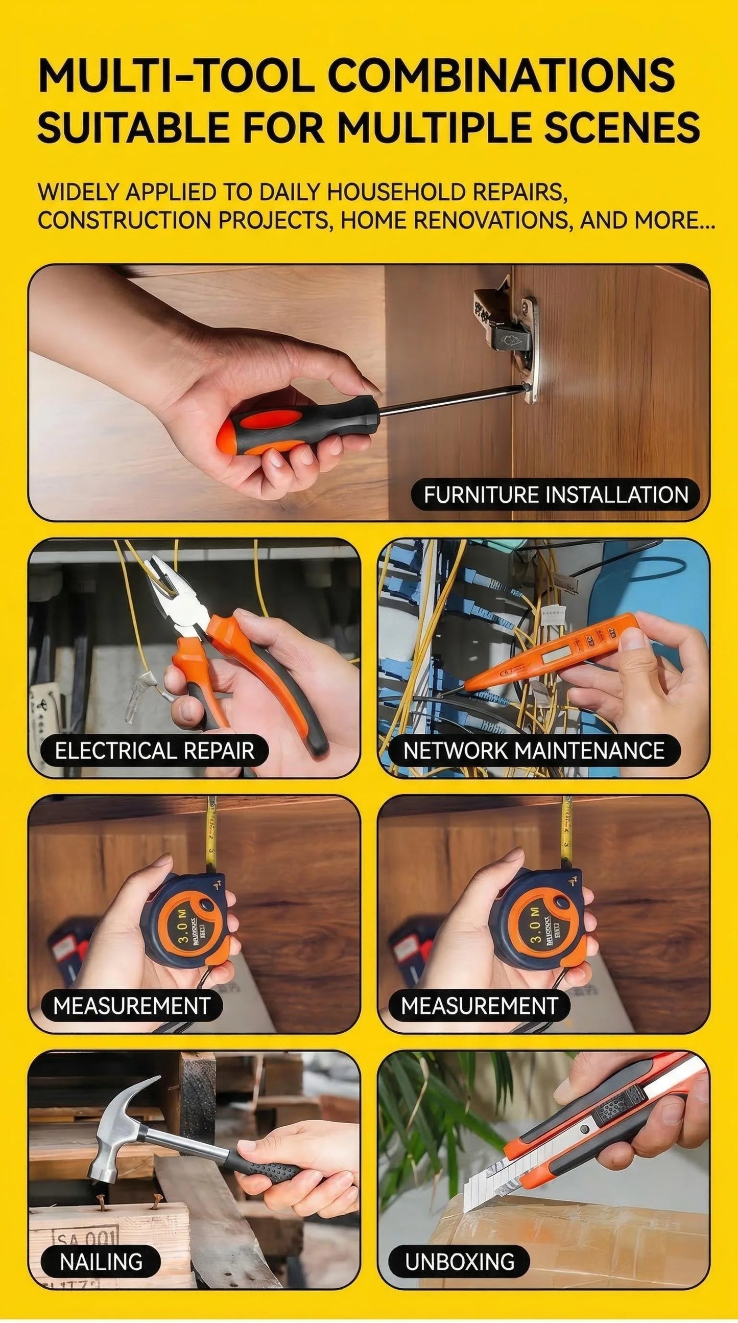 Compact Mini Home Tool Set