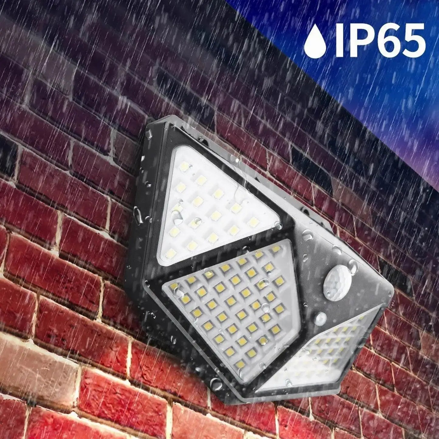 100 LED Solar Motion Sensor Security Light