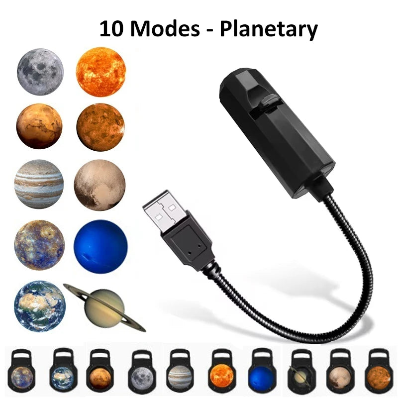 Premium USB Rotating Holiday & Galaxy Projector
