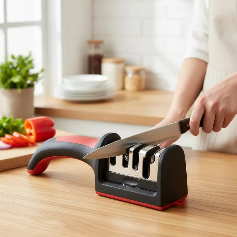 Professional 4-Stage Kitchen Knife Sharpener