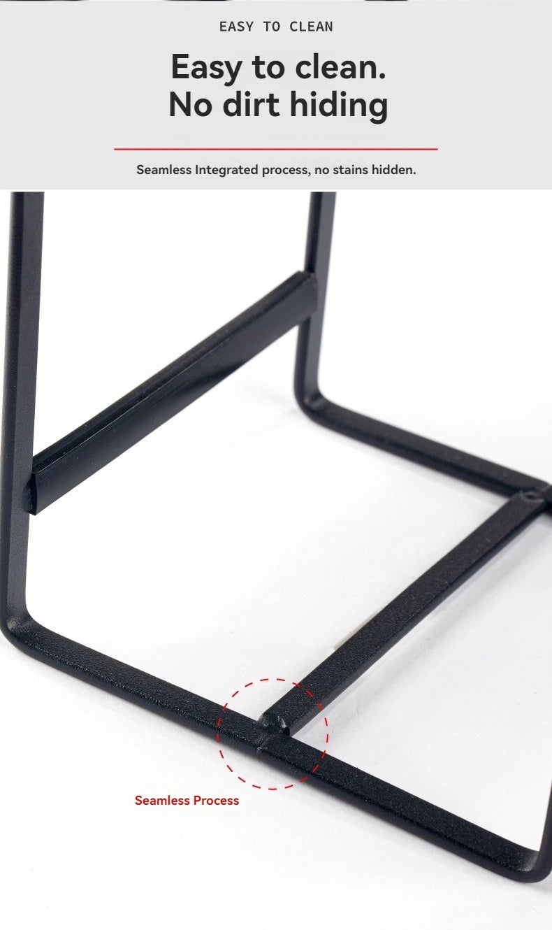 Heavy-Duty Metal Cabinet Plate Organizer Rack