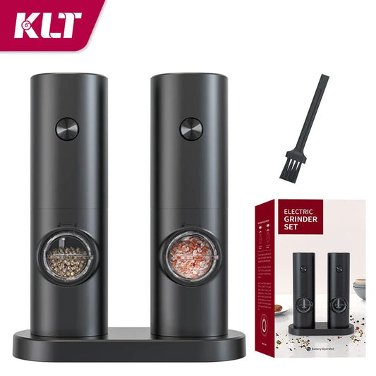 Premium Electric Automatic Salt and Pepper Grinder Set