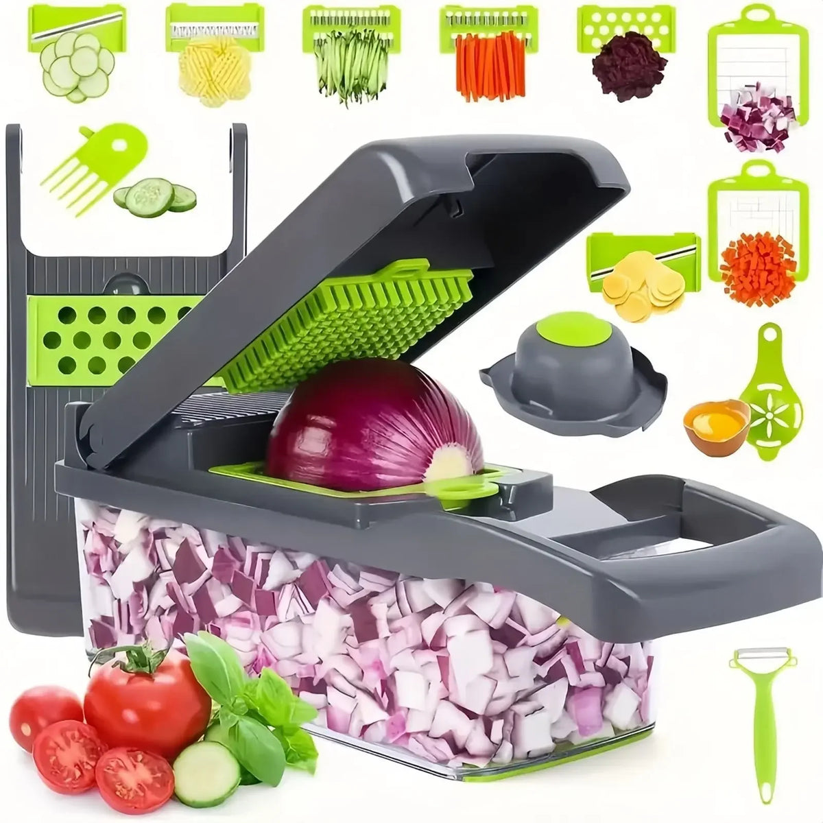 Premium Multifunctional Vegetable Chopper & Dicer Kit