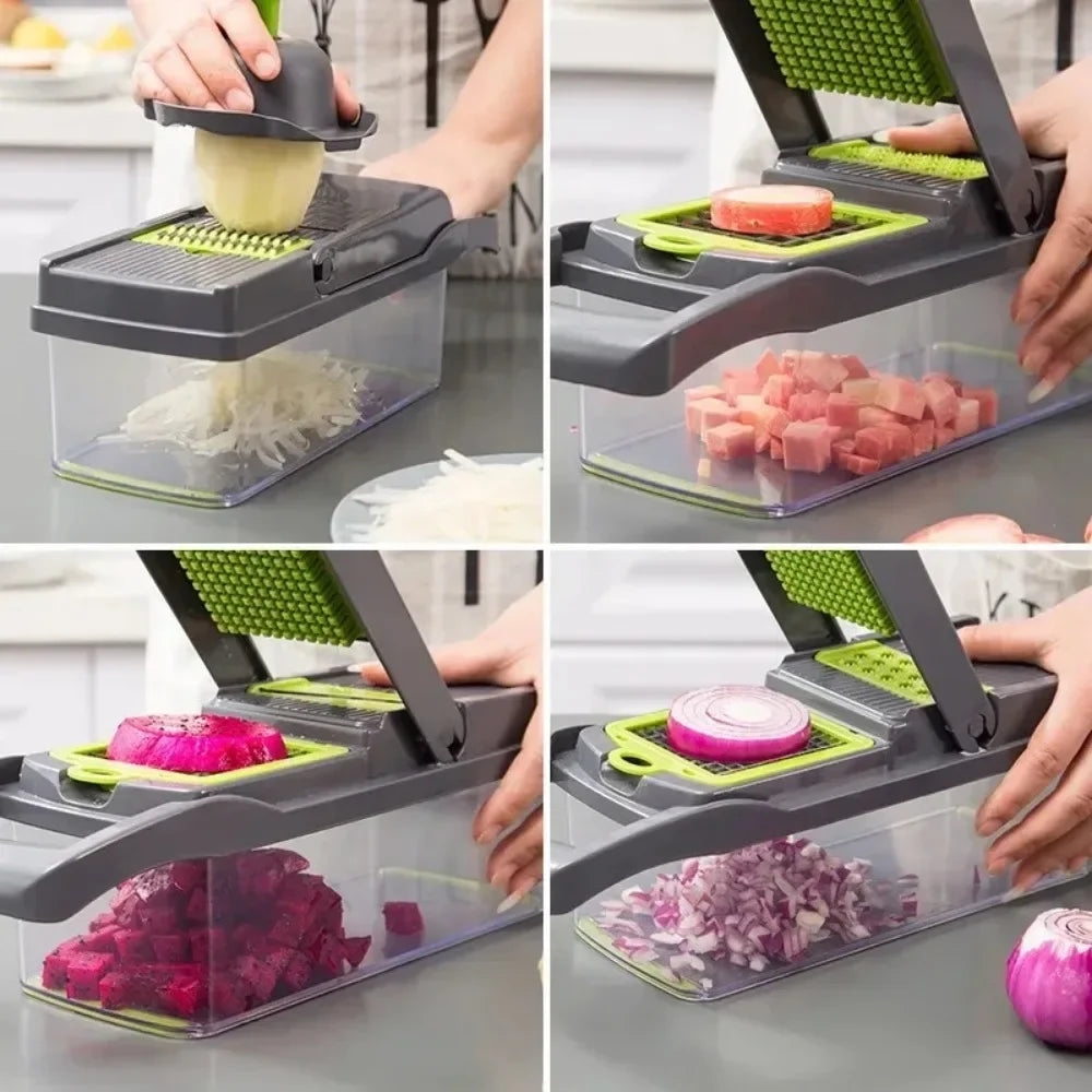 Premium Multifunctional Vegetable Chopper & Dicer Kit