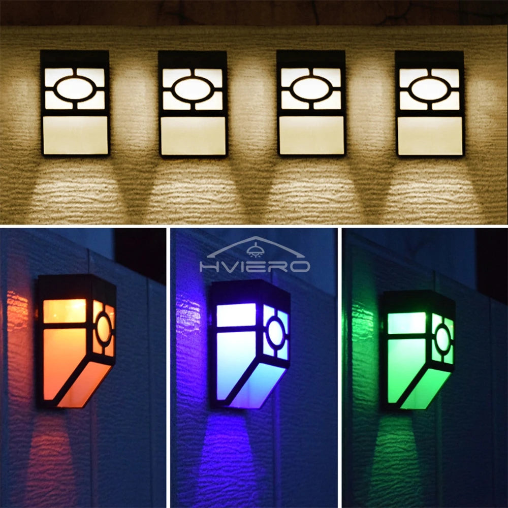 Vintage Solar Garden Lights & Retro Wall Lamps