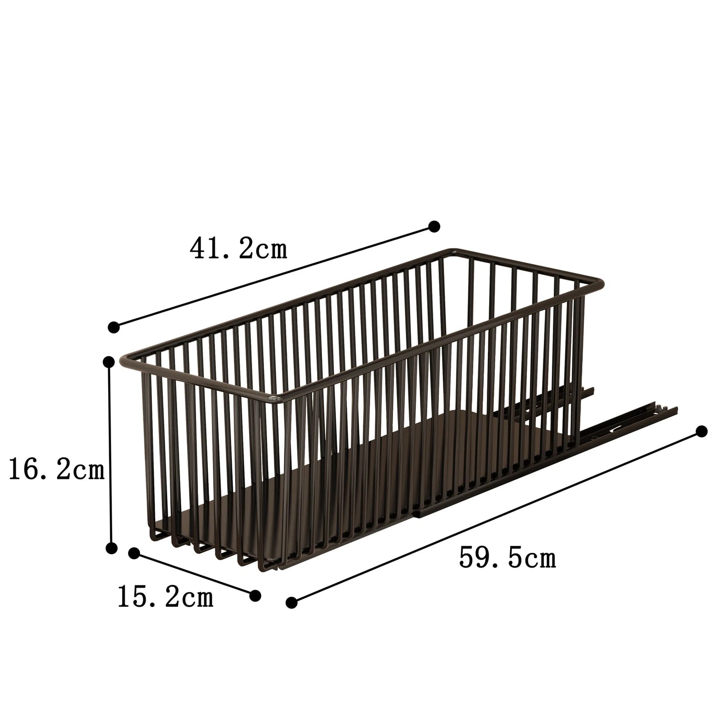 Heavy-Duty Carbon Steel Pull Out Cabinet Organizer