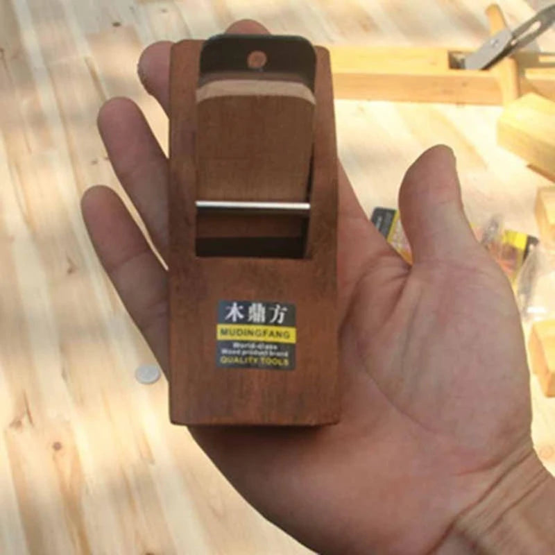 Inch Mini Wooden Block Plane with Carbon Steel Blade