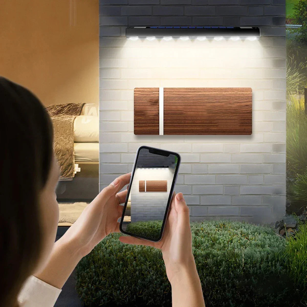 Waterproof LED Solar Fence & Stair Lights