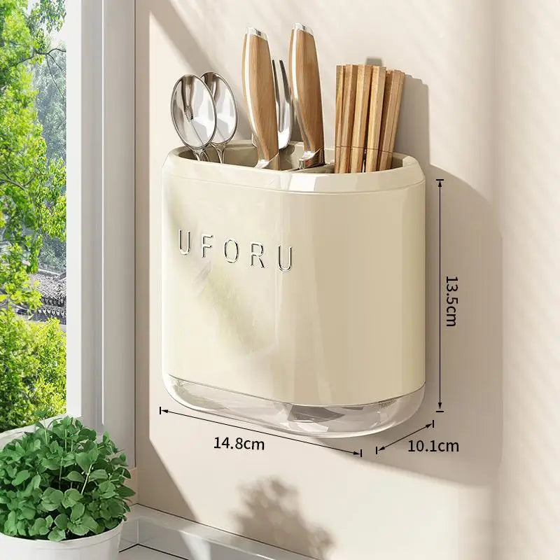 Premium Wall-Mounted Kitchen Utensil Drying Rack