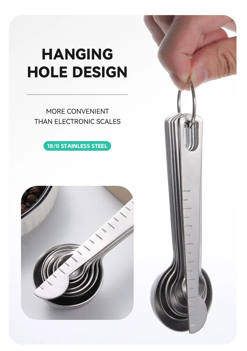 Premium Stainless Steel Measuring Spoon Set