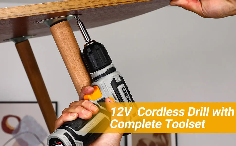 238-Piece Home Tool Kit with 12V Cordless Drill & Case