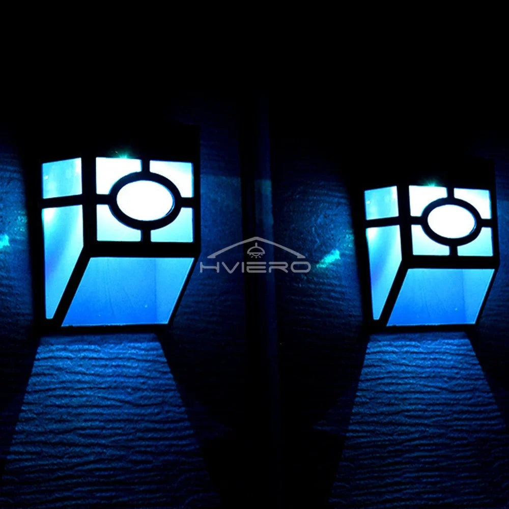 Vintage Solar Garden Lights & Retro Wall Lamps