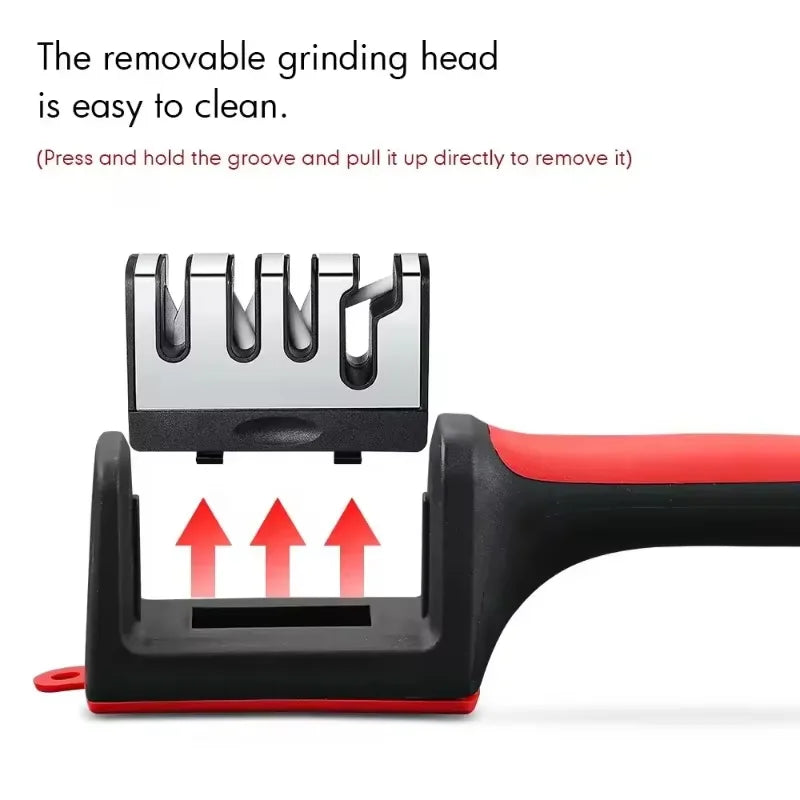 Professional 4-Stage Kitchen Knife Sharpener