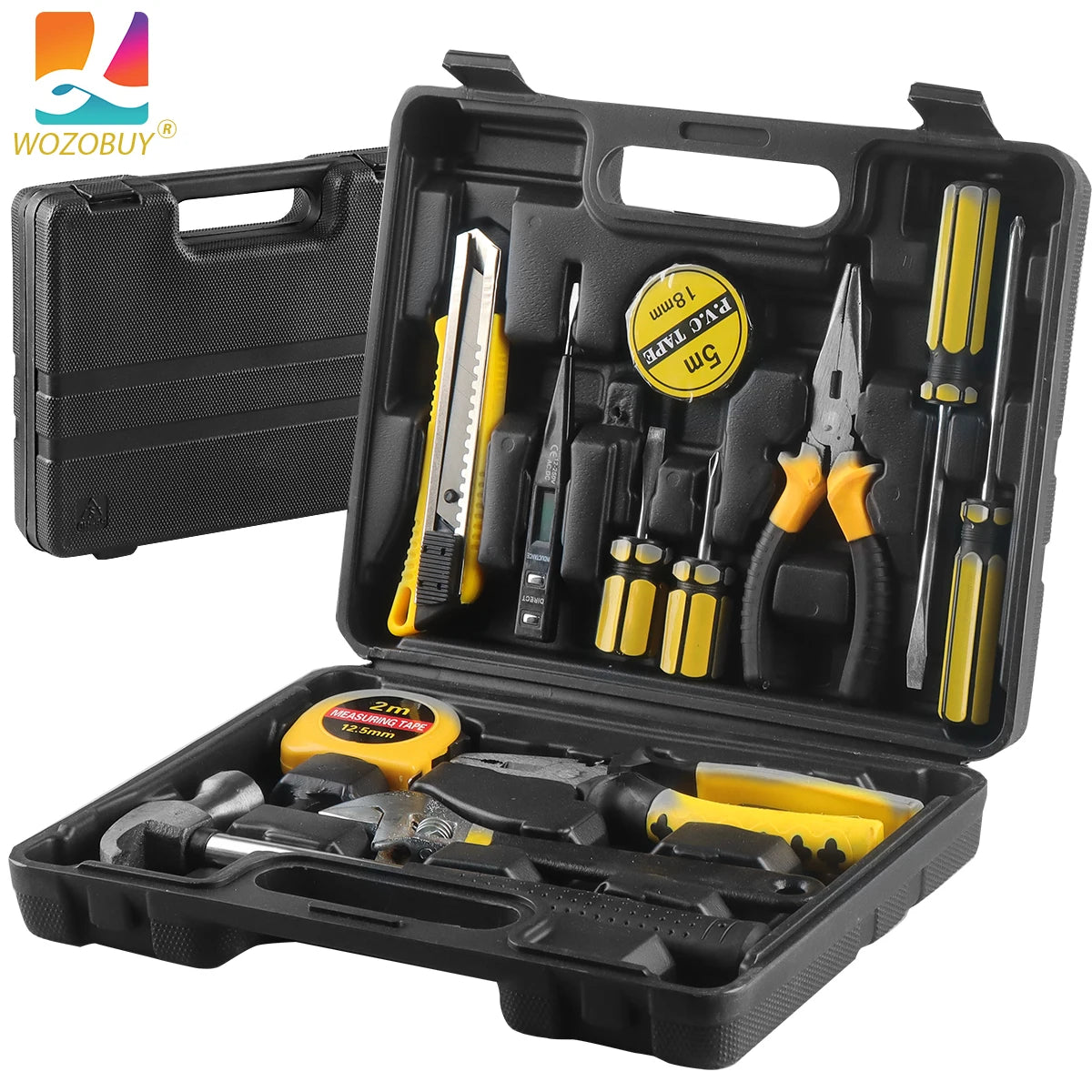 Compact Apartment Tool Kit with Storage Case