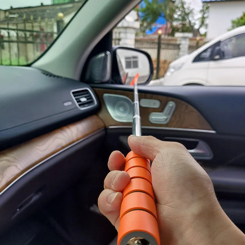 Telescopic Car Rearview Mirror Wiper & Glass Squeegee