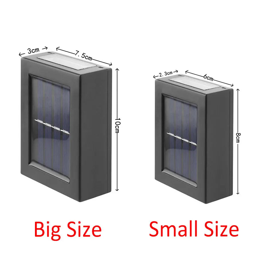 Modern Solar Up and Down Wall Lights