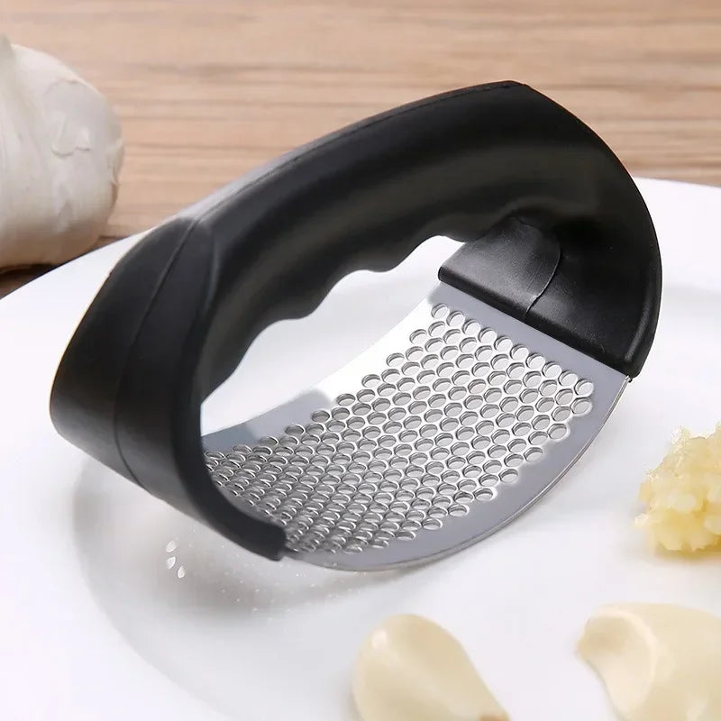 Premium Stainless Steel Rocking Garlic Press & Mincer