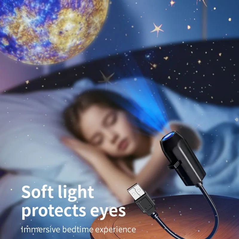 Premium USB Rotating Holiday & Galaxy Projector