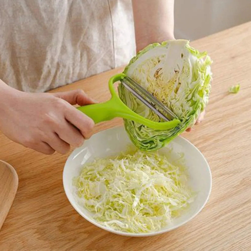 Premium Wide Stainless Steel Cabbage Slicer & Shredder