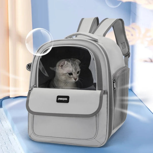Large Capacity Breathable Mesh Pet Carrier Backpack