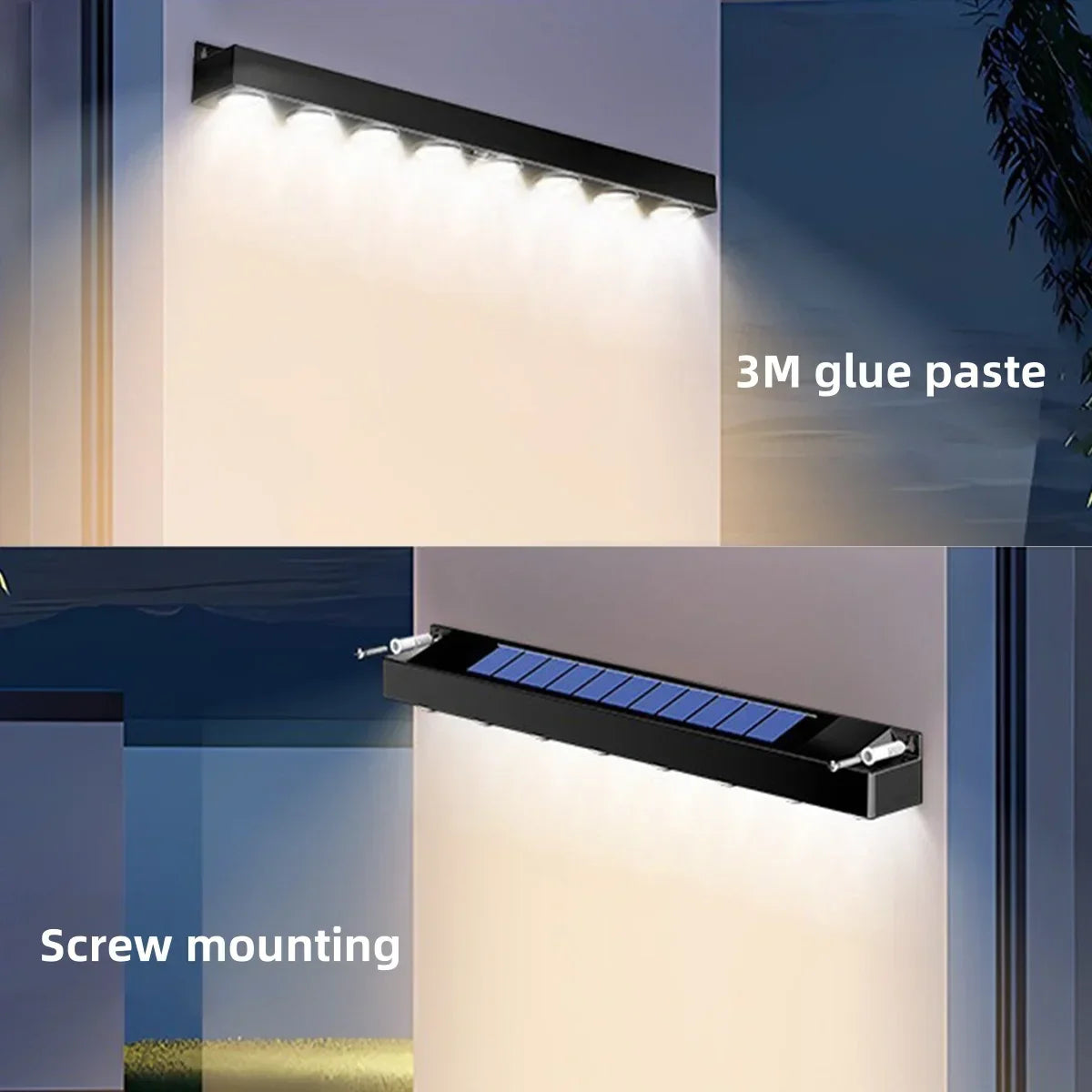 Waterproof LED Solar Fence & Stair Lights