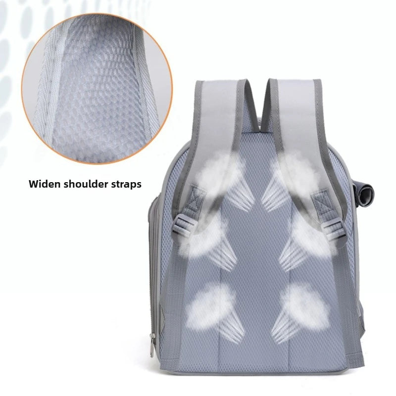 Large Capacity Breathable Mesh Pet Carrier Backpack
