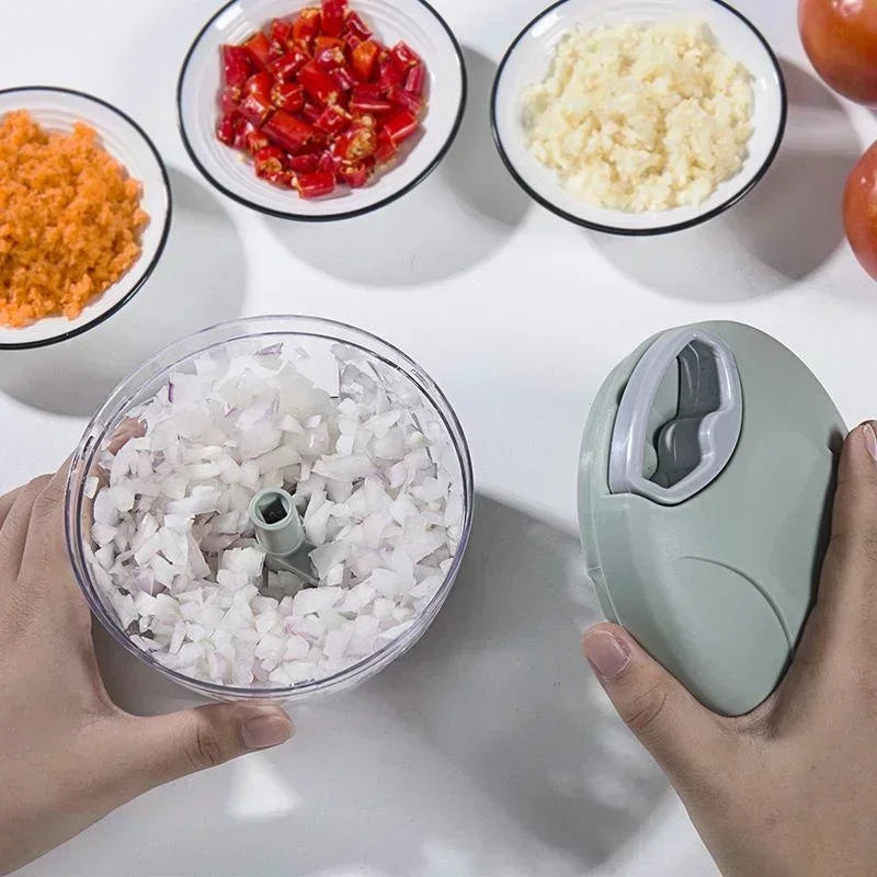 Premium Manual Pull-String Food Chopper & Dicer