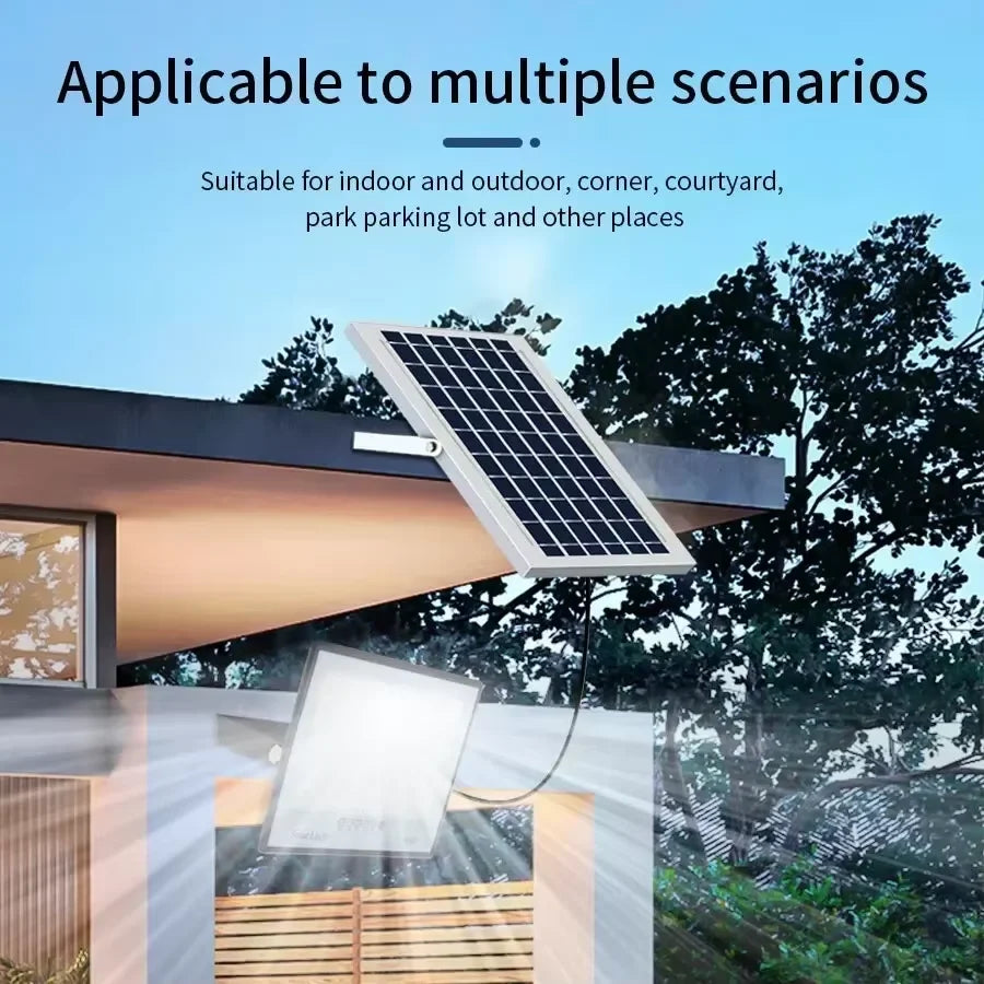Dimmable Solar LED Floodlight with Remote Control