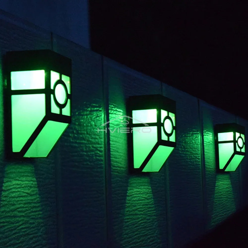 Vintage Solar Garden Lights & Retro Wall Lamps